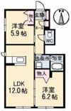 ラ・パルテール平井 七番館の間取り画像