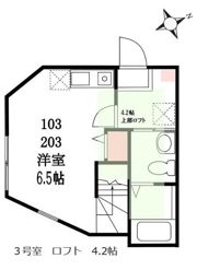 ハーミットクラブハウス磯子屏風浦の間取り画像