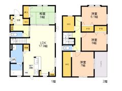 大津町八窪2号貸家の間取り画像