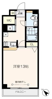 北ウイングの間取り画像