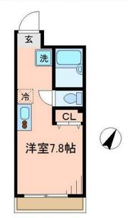 ヴィラコンフォート上大岡の間取り画像