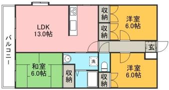 カーサ・フェリースの間取り画像