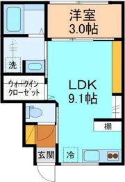 HELIOS中川原ドゥの間取り画像