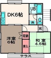 ブルーシャトレBの間取り画像