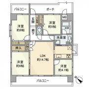 クレストフォルム横濱サウスステージの間取り画像