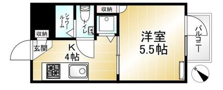 サンテラス三鷹台の間取り画像