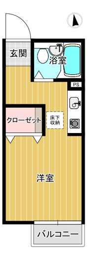 セジュール黒髪の間取り画像