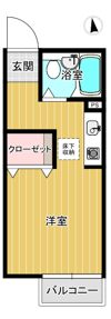 セジュール黒髪の間取り画像