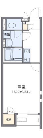 クレイノクオーレ若葉の間取り画像