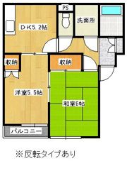 Belle EtoileⅡの間取り画像