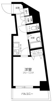 スカイコート新宿落合南長崎駅前の間取り画像