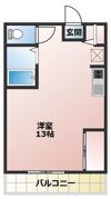 プライマリー九工大前Ⅱの間取り画像
