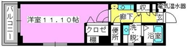ヴァンクレール小嶋の間取り画像