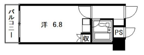 ダイアパレス皆実町の間取り画像