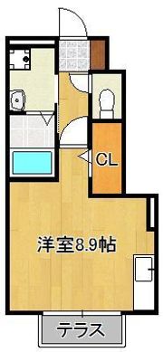 エスペランサ祇園原町の間取り画像