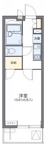 レオパレスひかりの間取り画像