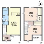ピースフル岩崎の間取り画像