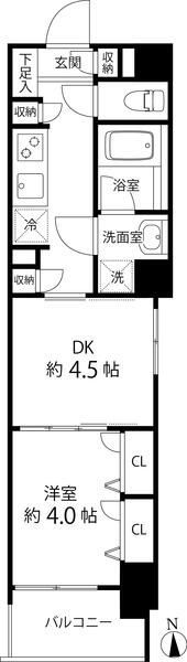 DuoStage白金高輪の間取り画像