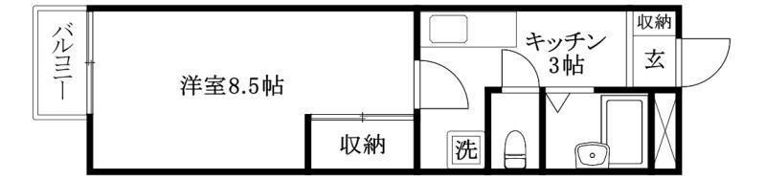 一蔵マンションの間取り画像