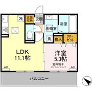 D-ROOM隈府 B棟の間取り画像