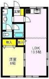 プレミール中居 Ⅱの間取り画像