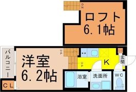メサージュ八反の間取り画像
