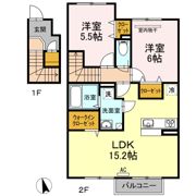 プティ ボヌール B棟の間取り画像