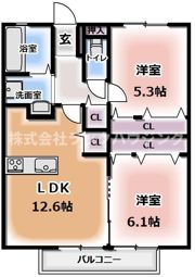 ウィステリアの間取り画像