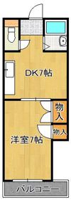 ハイツフクダの間取り画像