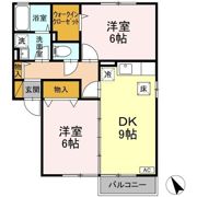 エバーグリーンハイツ Ⅰ・Ⅱ?Ⅰの間取り画像