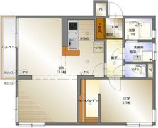 霞ヶ丘ハイツの間取り画像
