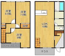 casita中津熊 Aの間取り画像