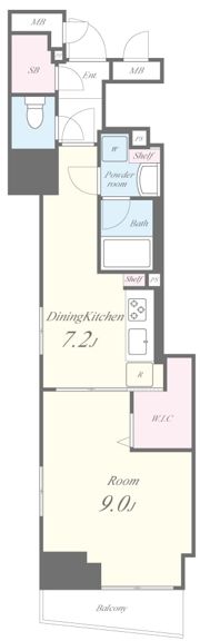 RYOGOKU STATION RESIDENCEの間取り画像