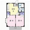 迫間ラッキーハイツⅡの間取り画像
