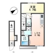 北区本郷町新築アパートの間取り画像