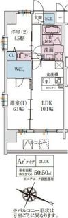 スプランディッド梅田グランノースの間取り画像