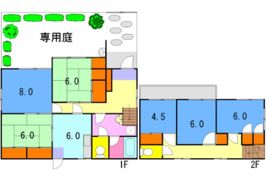 杉田庭付き戸建の間取り画像