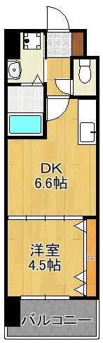 ギャラン中央の間取り画像