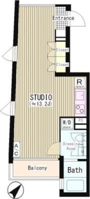 ATKレジデンス西小山の間取り画像
