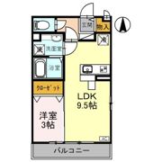 ロイヤルガーデン砺波 Aの間取り画像
