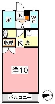 ブールブランシュ Aの間取り画像