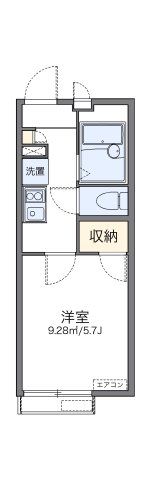 レオパレスウィステリア Ⅰの間取り画像