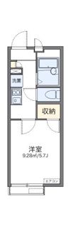 レオパレスウィステリア Ⅰの間取り画像
