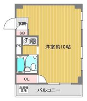 マンション第二明大前の間取り画像