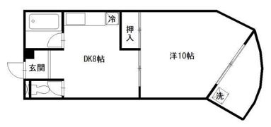 ヒルサイドハイツの間取り画像