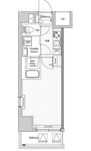 VERXEED阪東橋MAXIVの間取り画像