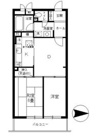 百花園パーク・ファミリアの間取り画像