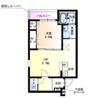 フジパレス花園中央公園南Ⅱ番館の間取り画像
