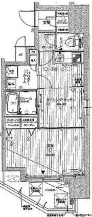 プロシード大阪WESTアドリアの間取り画像