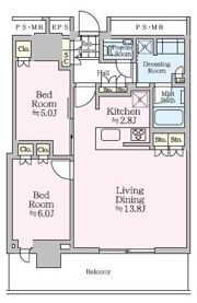 ザ・タワー十条の間取り画像